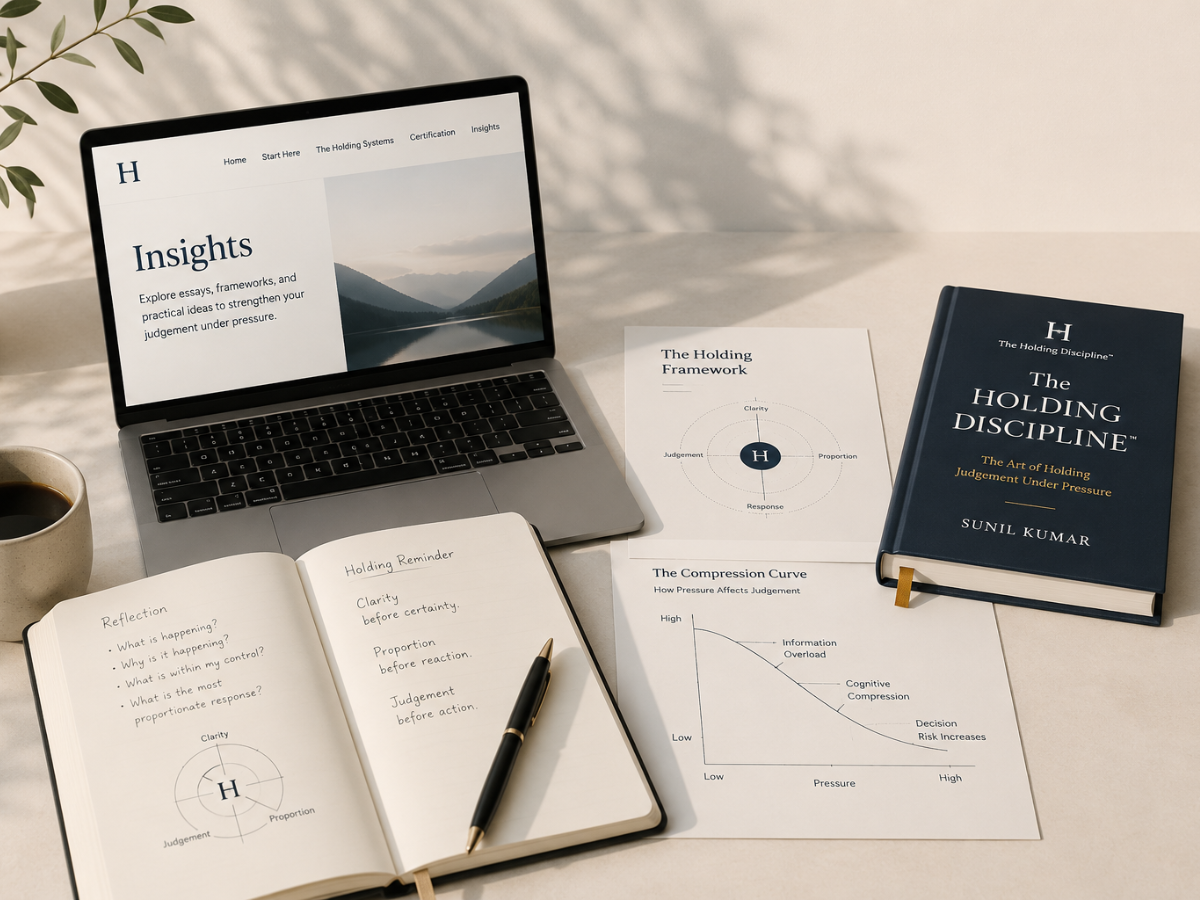 The Holding Discipline™ Insights